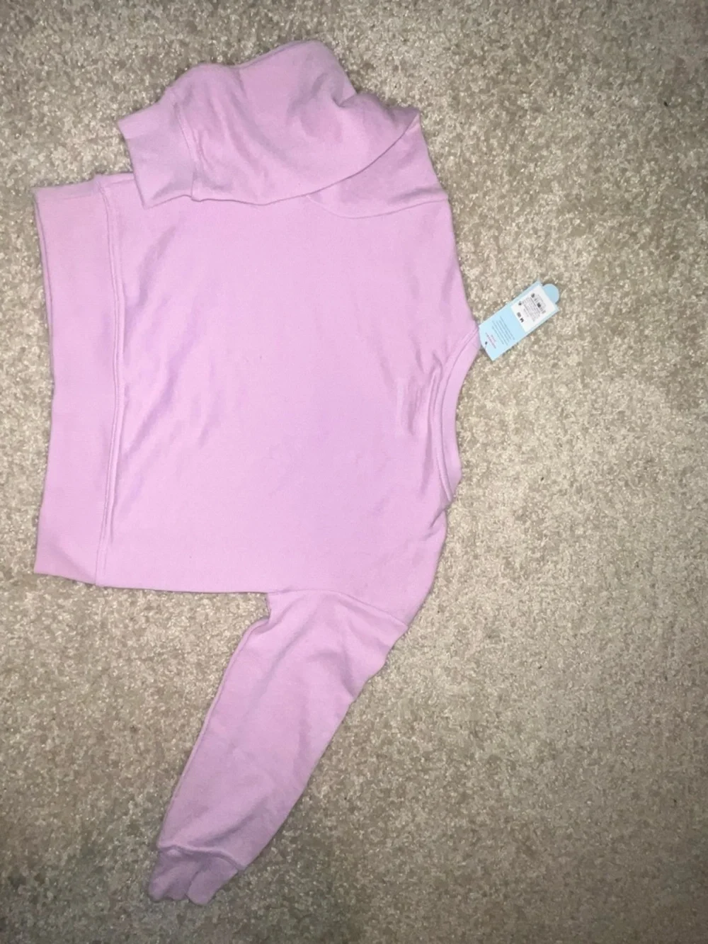 Cat & Jack Light Pink Floral Embroidered Crewneck Sweatshirt